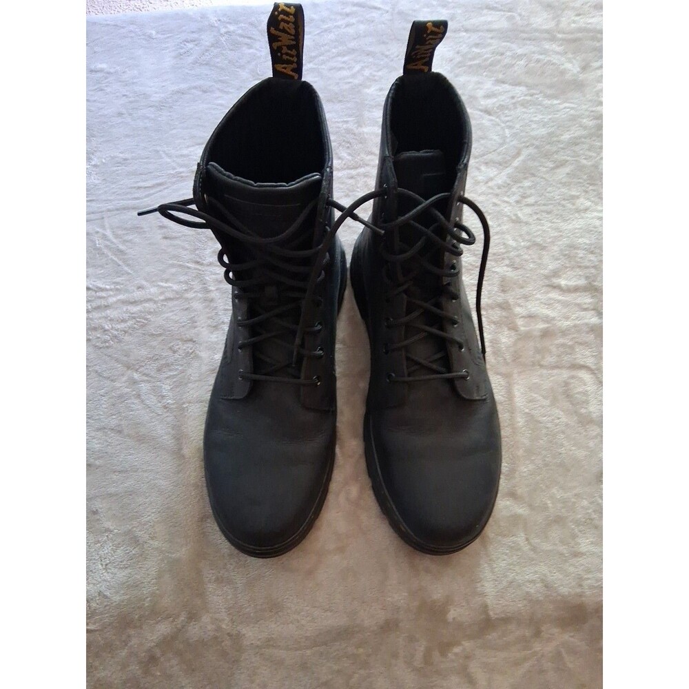 Dr. Martens Black Combs Leather Wyoming Boots Men Size 13 M
